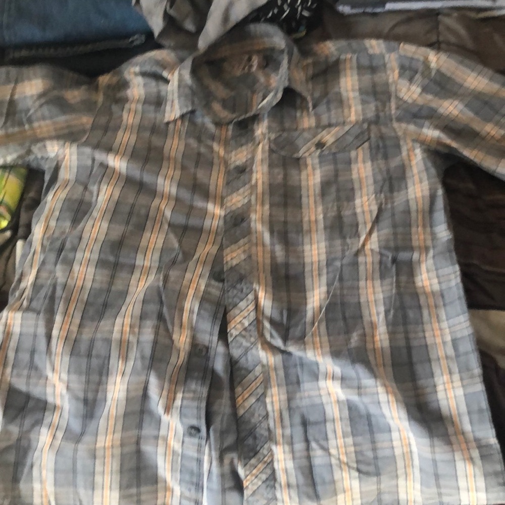 Real tree button down shirt